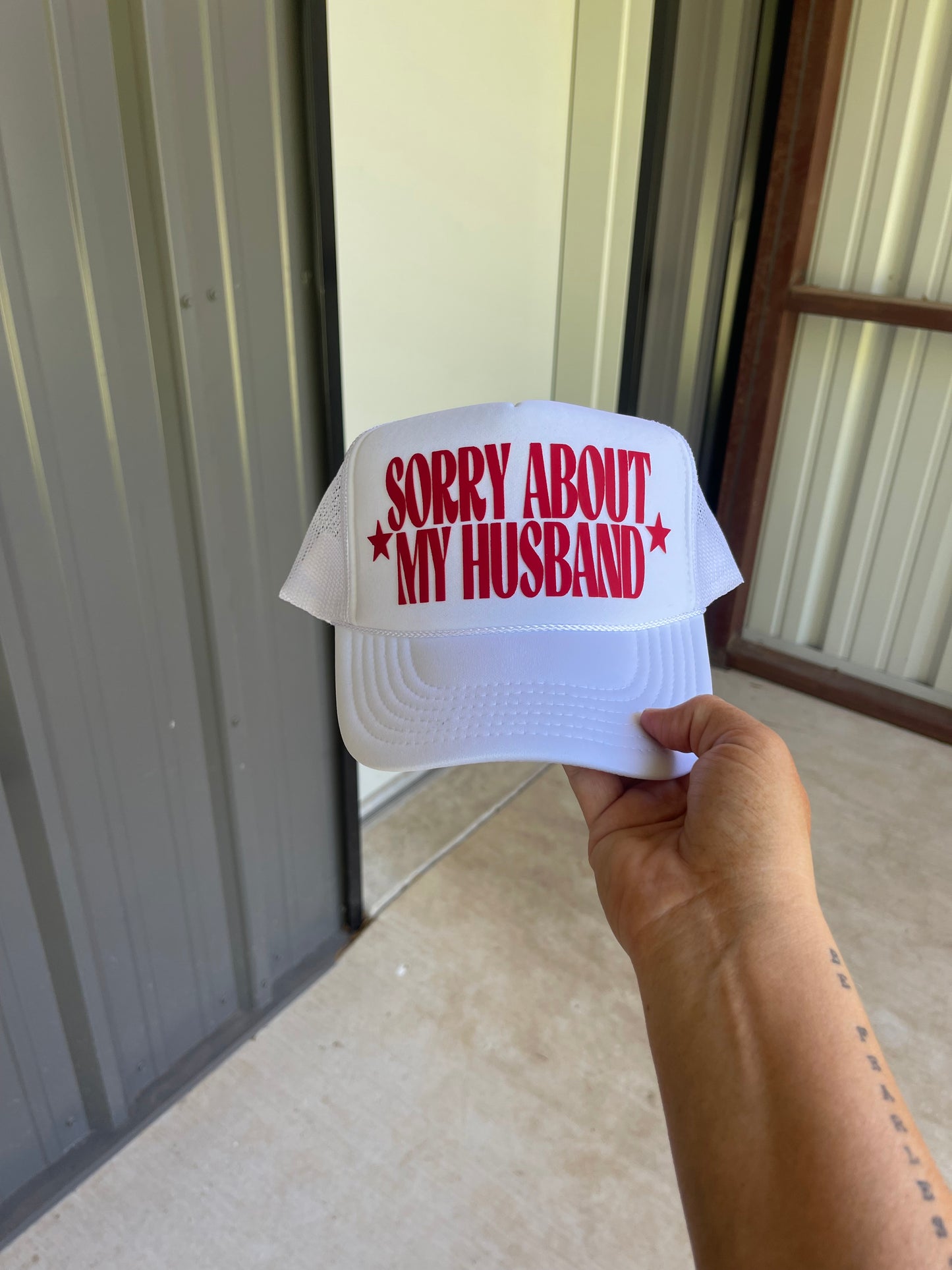 SORRY ABOUT MY HUSBAND