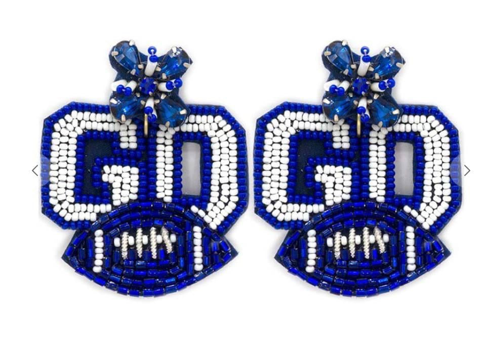 GO! Football earrings
